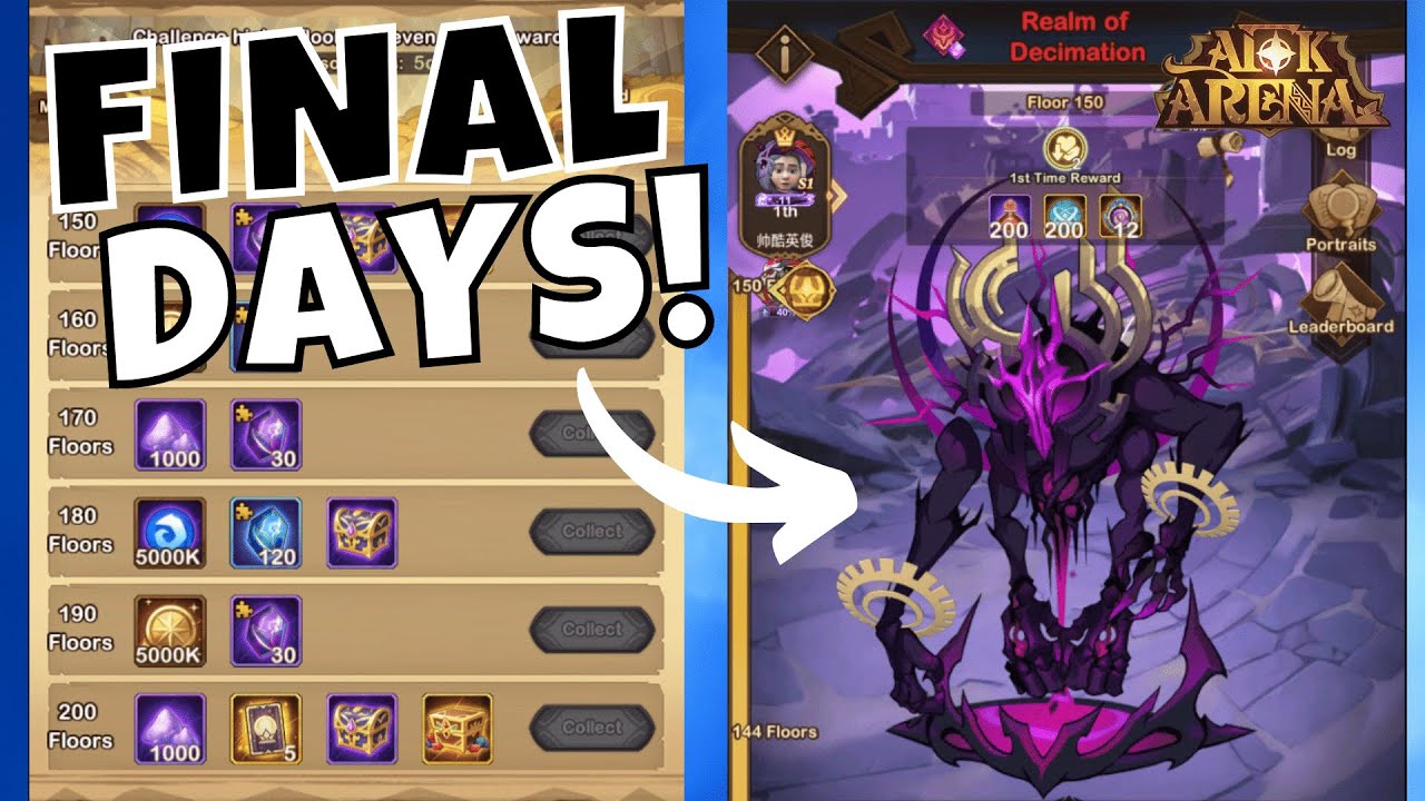 TEMPORAL RIFT FLOOR 150+ THREE TEAMS! [FURRY HIPPO AFK ARENA]