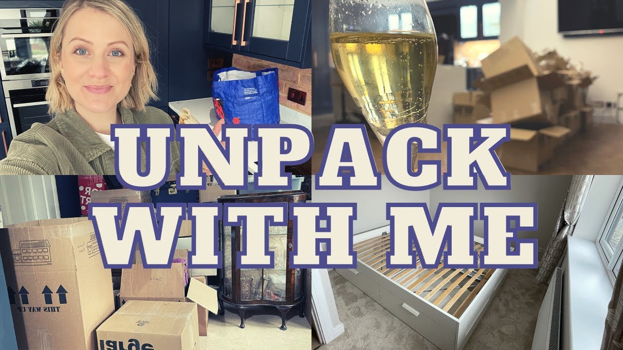 MOVING VLOG! GETTING THE NEW HOUSE ORGANISED AND SETTLING IN! WHOLE HOUSE DECLUTTER AND ORGANISE