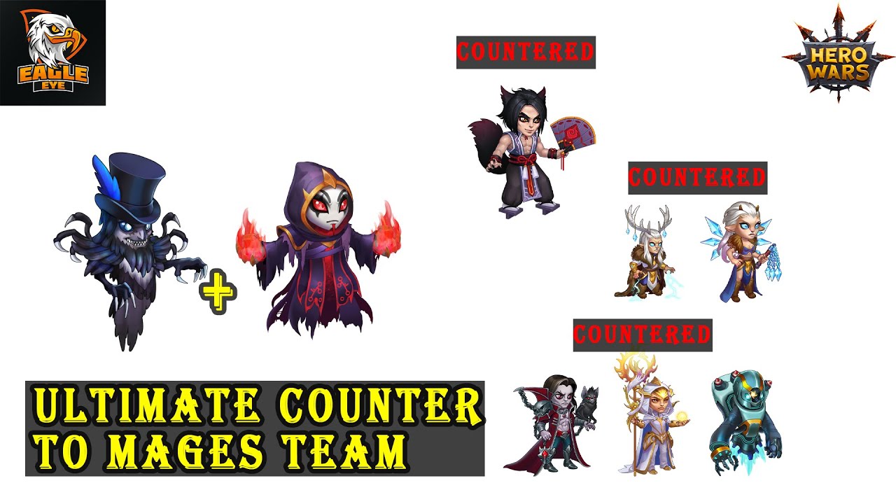 Faceless Phobos the ultimate counter to mages team | Hero wars mobile