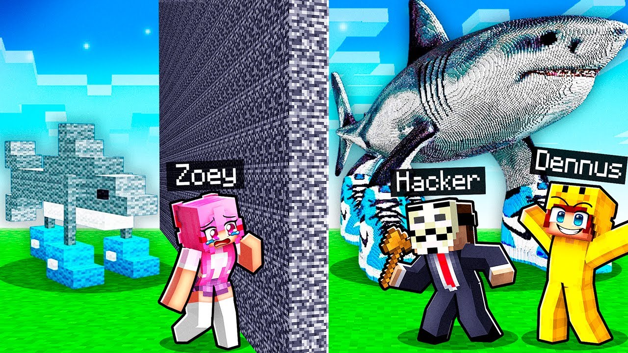 Valsspelen Met Een HACKER In Bouw Wedstrijd! (Minecraft)