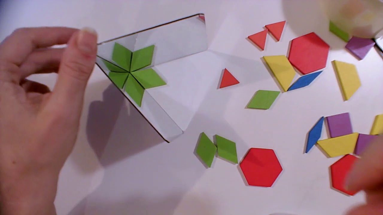 Trabajando las formas geométricas, mosaicos y simetrías utilizando espejos y libros de espejos