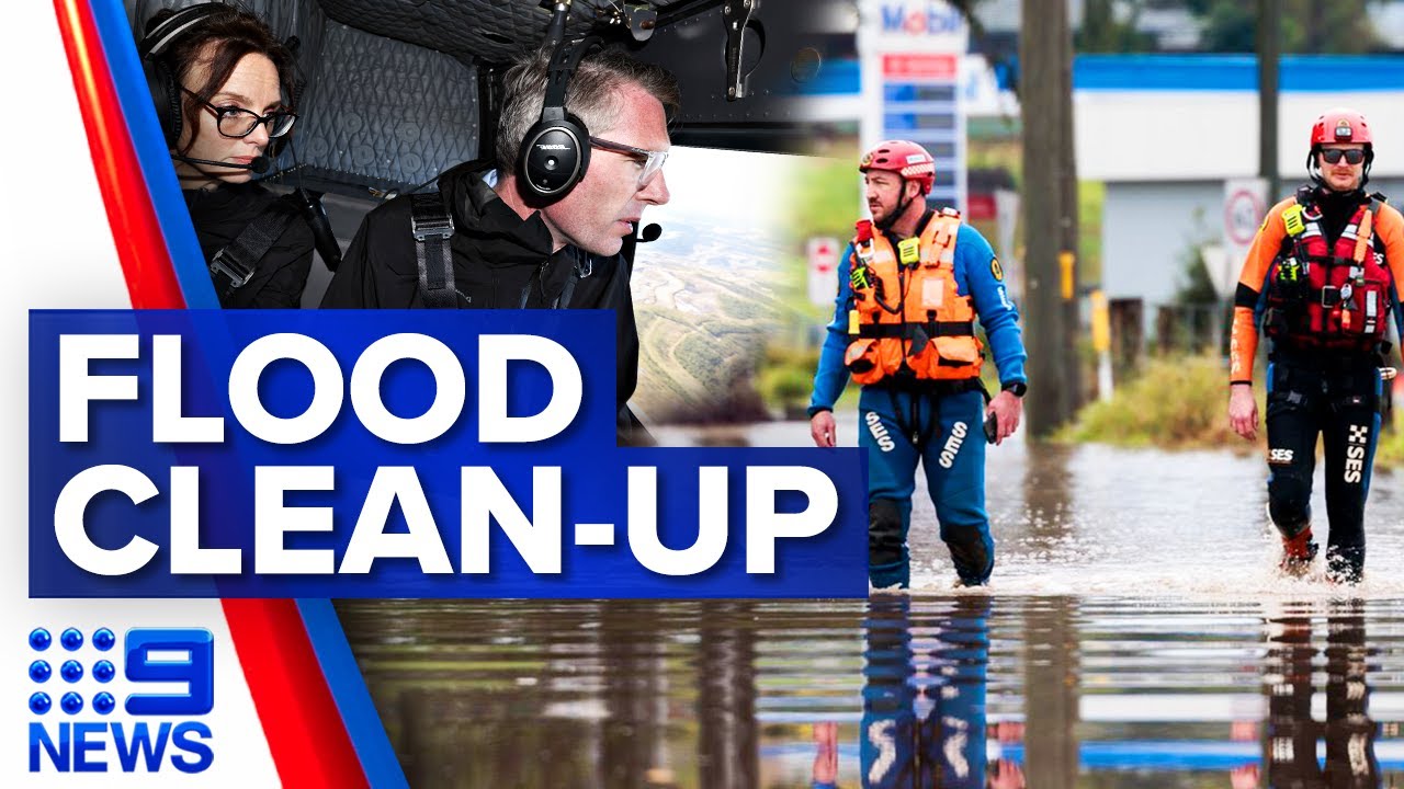 Massive clean-up underway as government expands disaster payments | 9 News Australia