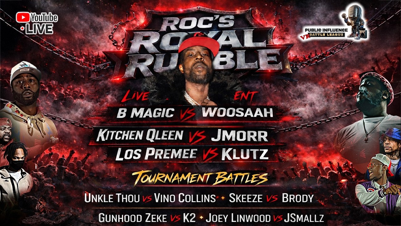 ROC&rsquo;S ROYAL RUMBLE &mdash; LIVE BATTLE RAP EVENT