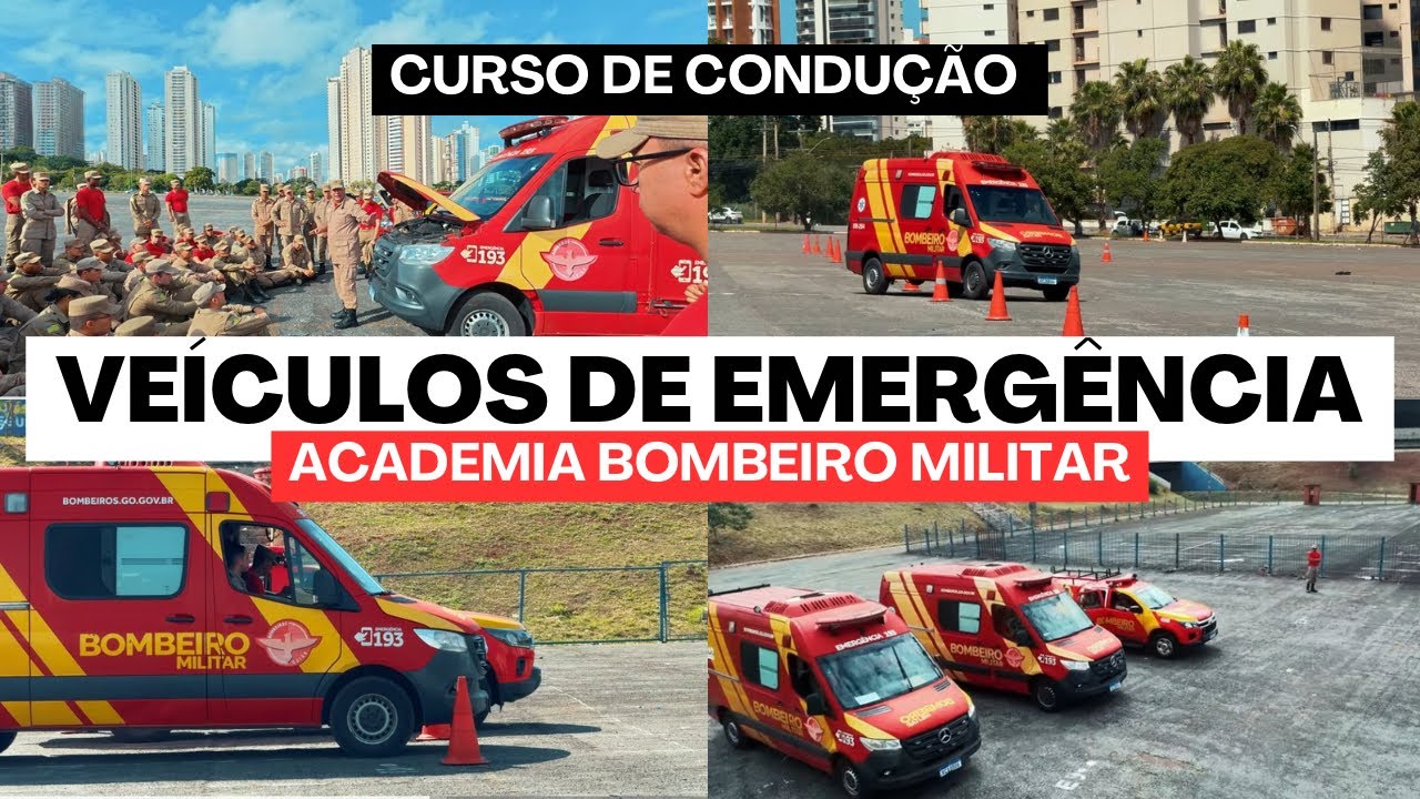 CURSO DE CONDUÇÃO DE VIATURA DE EMERGENCIA DO CORPO DE BOMBEIROS MILITAR DE GOIÁS