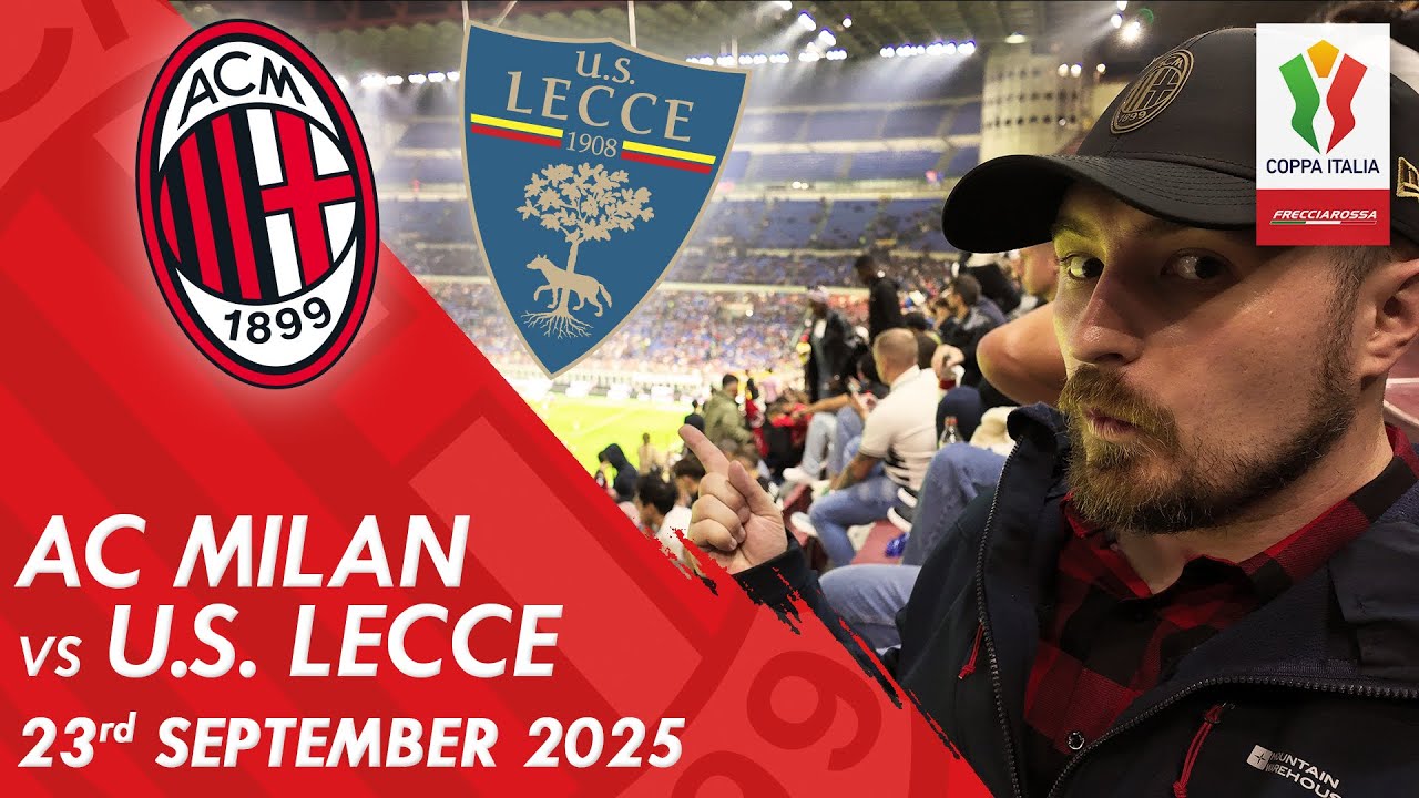 AC Milan vs Lecce Matchday Vlog 🇮🇹 | Coppa Italia (23/09/25)