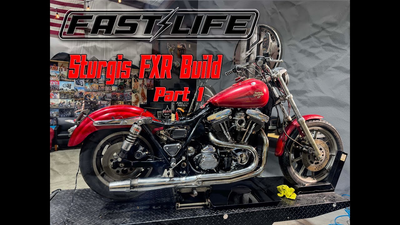 This Harley Davidson FXR hasnt ran in 16 years!  Lets build it for sturgis!