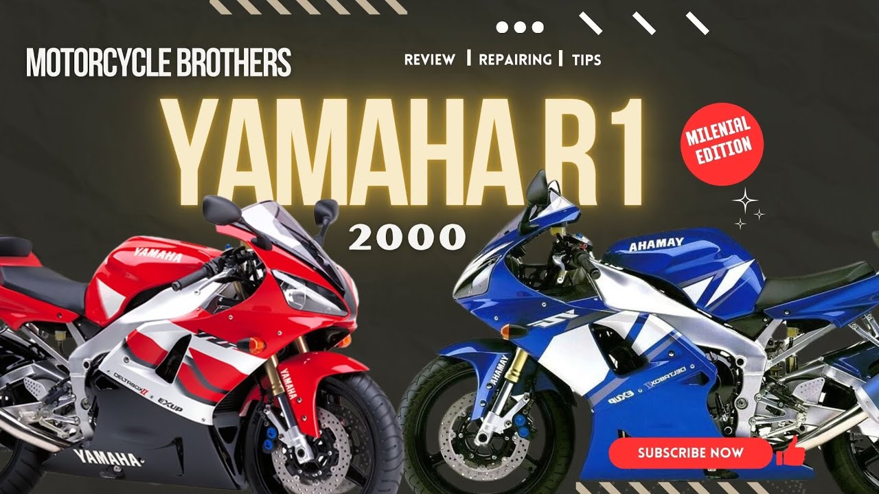 The Iconic Yamaha YZF-R1: The Millennial Edition: The Red and Blue colors in one place! #yamahar1