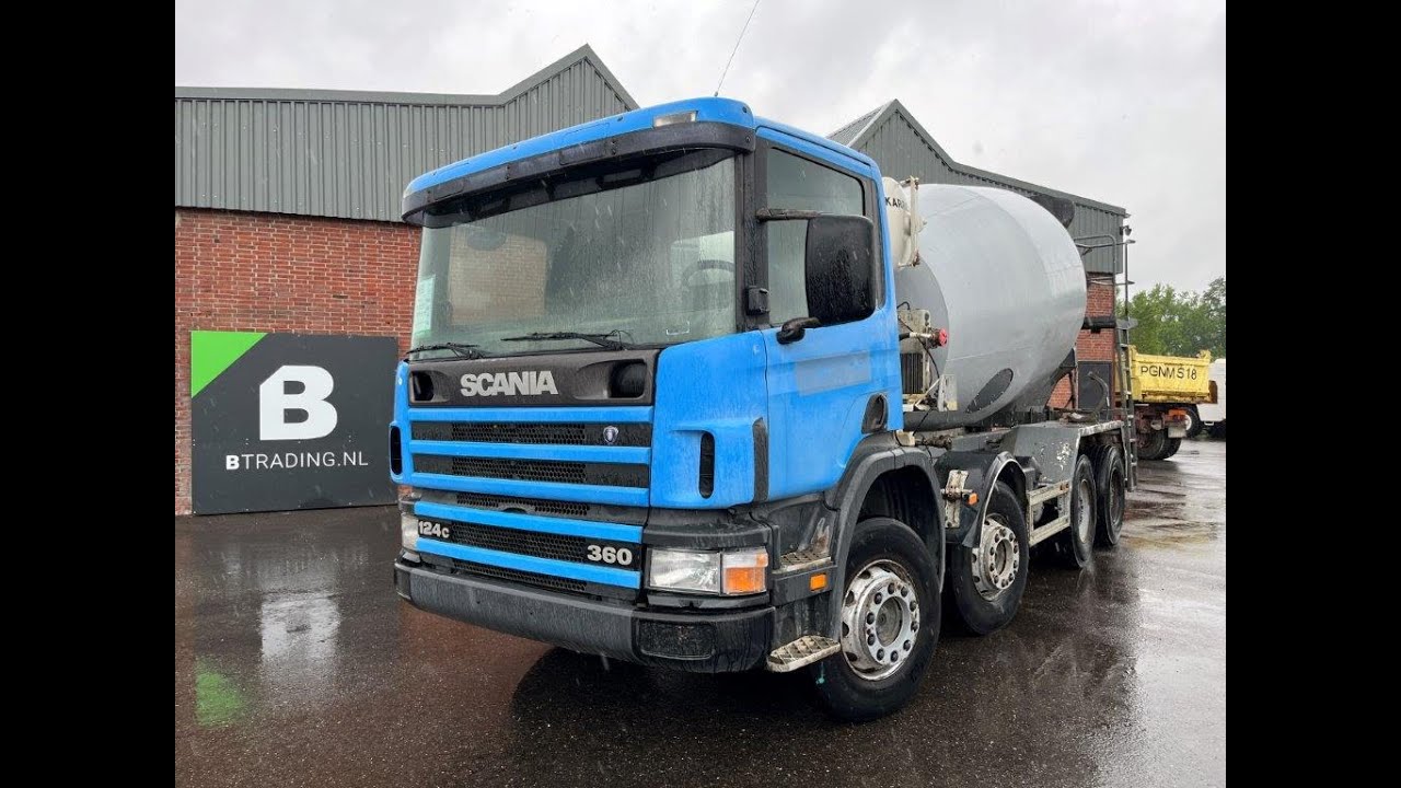 Scania P124-360 8x4 Mixer - 1997 - Bronkhorst Trading - 40.475