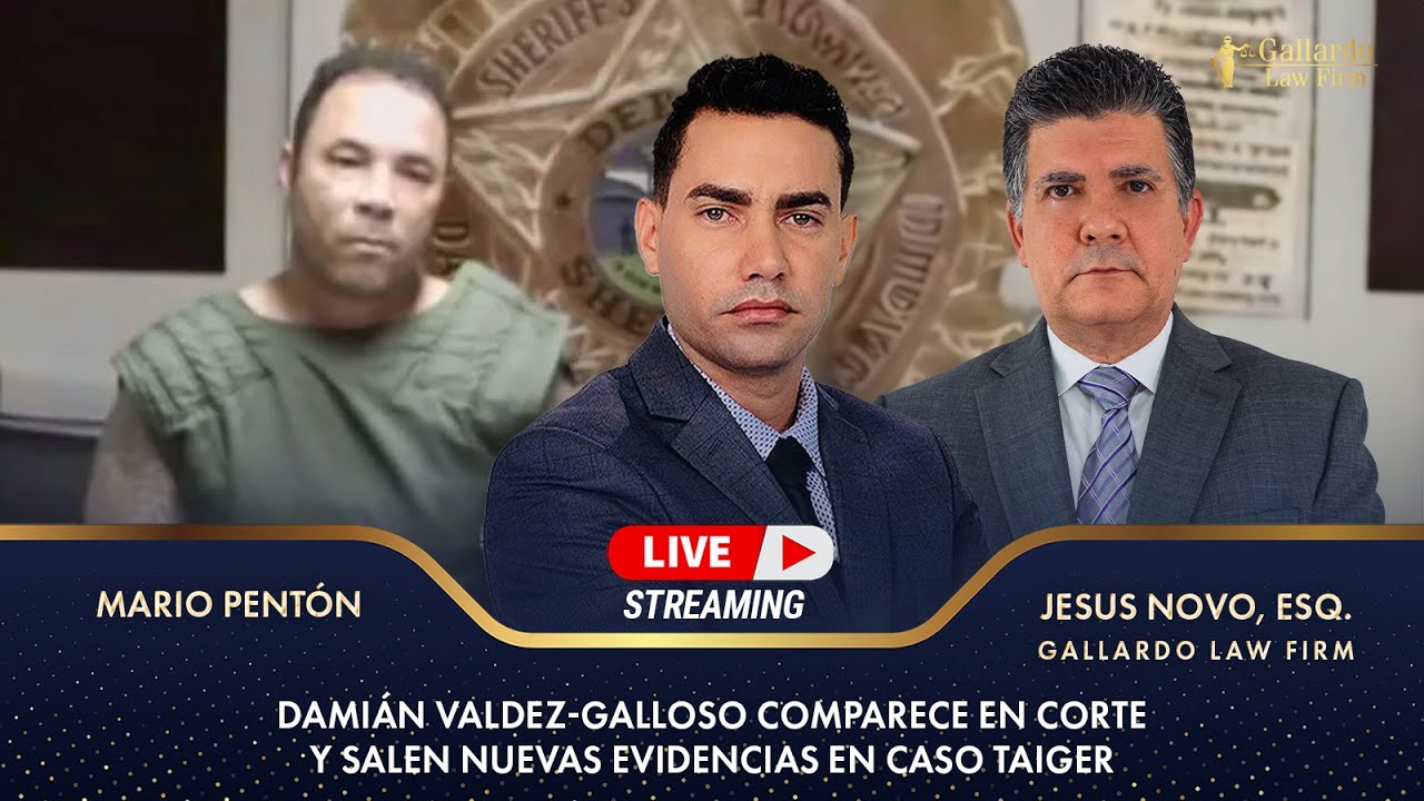 Damián Valdez-Galloso comparece en corte y salen nuevas evidencias en caso Taiger