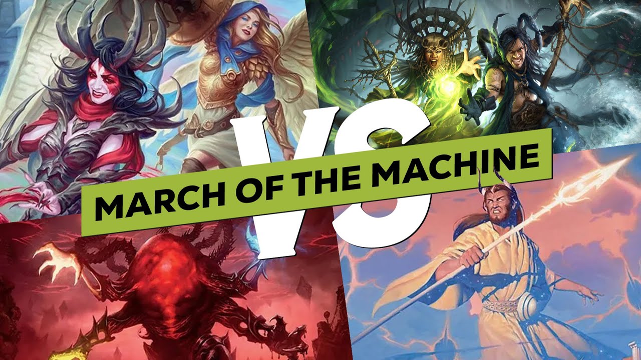 Drana/Linvala, Katilda/Lier, Heliod, Omnath | March of the Machine Commander Gameplay
