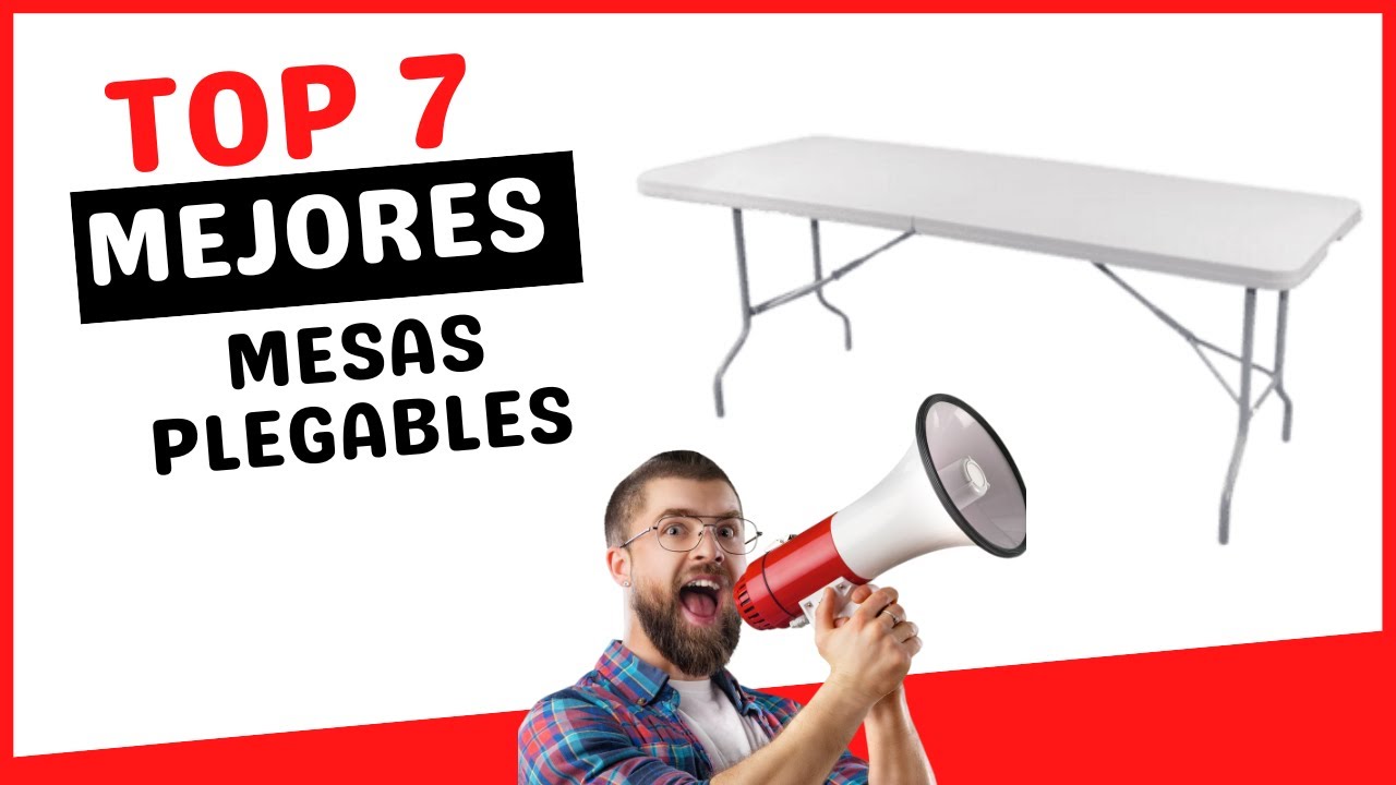 ✅ MESAS PLEGABLES ✅ TOP 7
