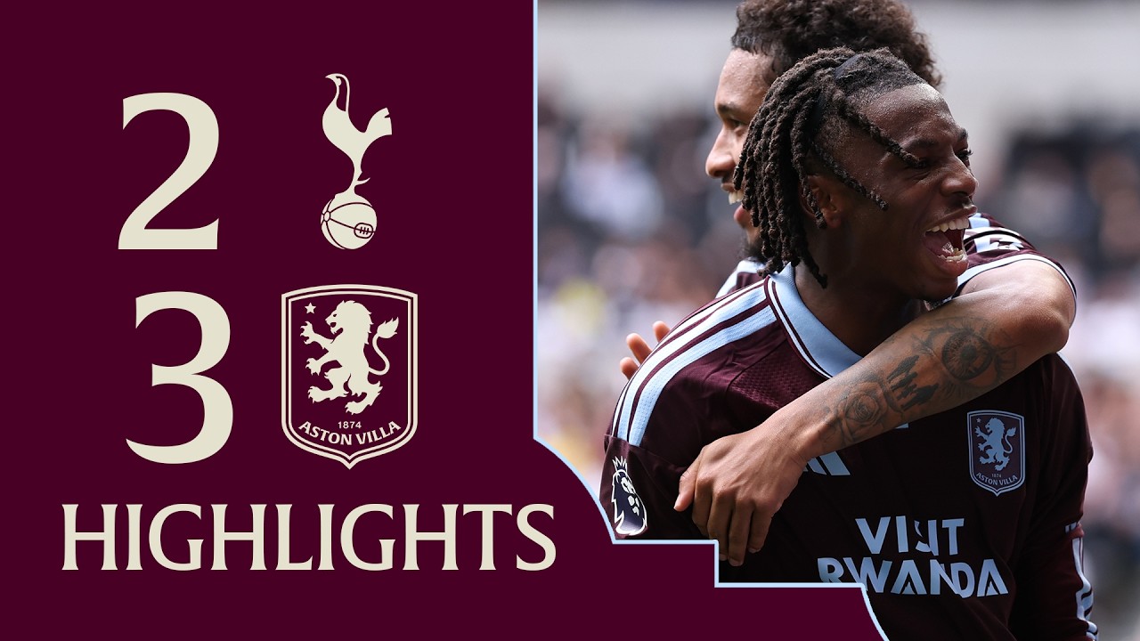 MANZAMBI, JACKSON & BUEND&Iacute;A ON TARGET | Tottenham Hotspur 2-3 Villa | Premier League Highlights