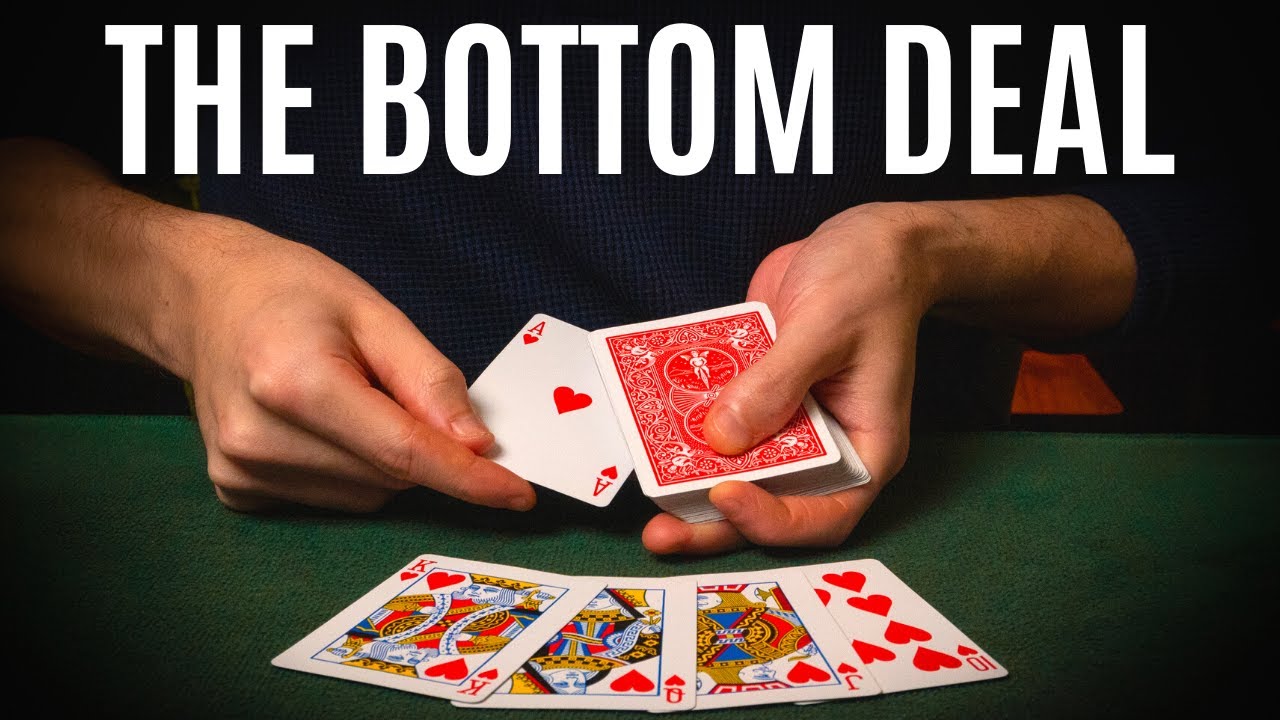 How to Cheat at Cards: The Bottom Deal
