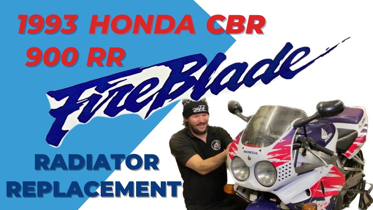 Radiator Replacement on a Honda CBR 900RR FireBlade Motorbike