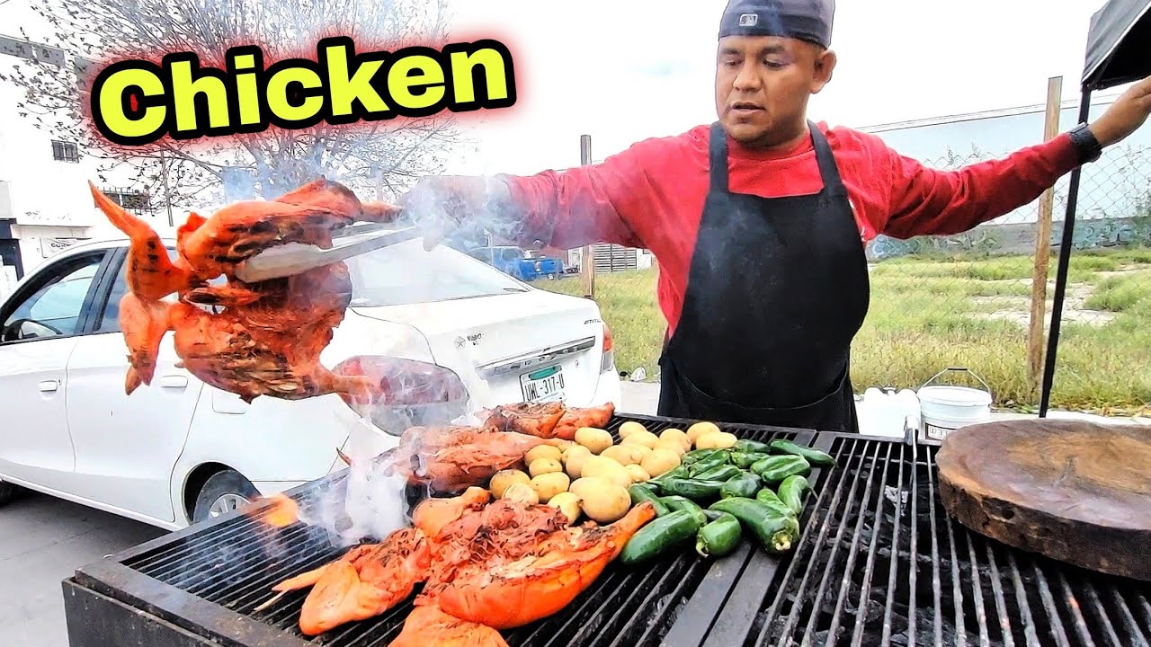 Mexican Street CHICKEN - BEST Grilled Chicken TACOS - Mexican Street Food