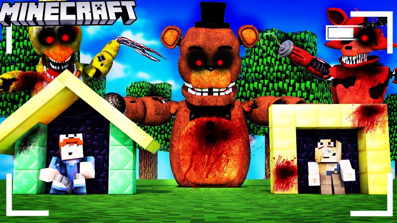 BAZA VS FNAF.EXE - MINECRAFT TSUNAMI CHALLENGE | Vito VS Bella