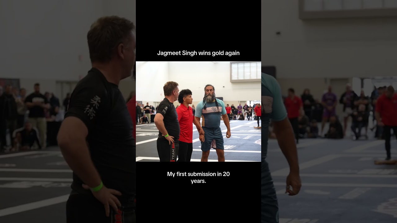 Jagmeet Singh wins gold at the ADCC Niagra Open Purple Belt +30 division