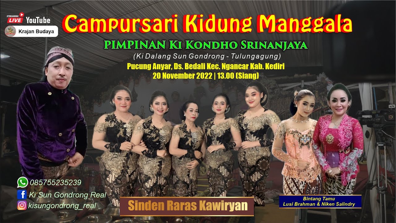 #live CAMPURSARI KIDUNG MANGGALA BT LUSI BRAHMAN & NIKEN SALINDRY