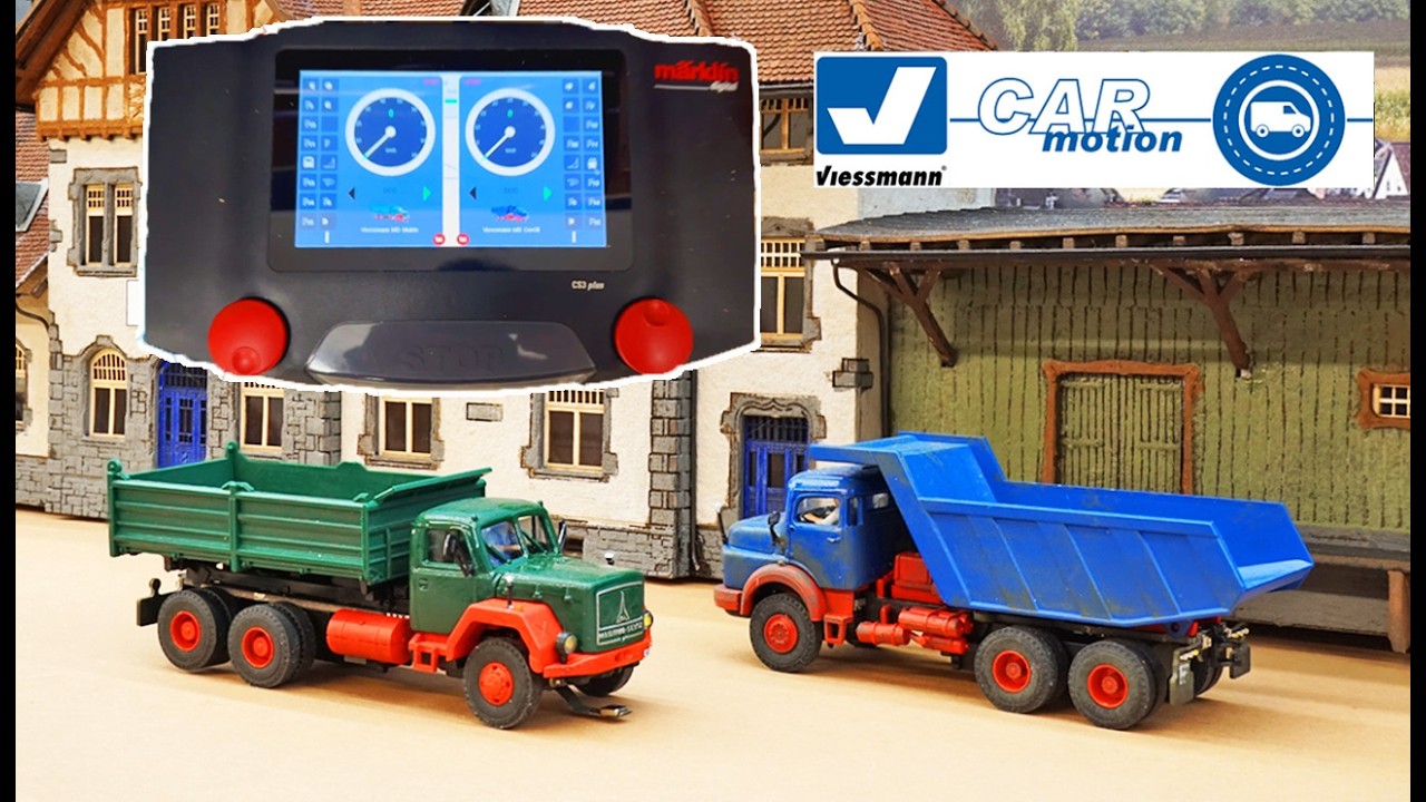 Viessmann CarMotion - Brilliantly simple vehicle control with the central unit❗️ (English subs)