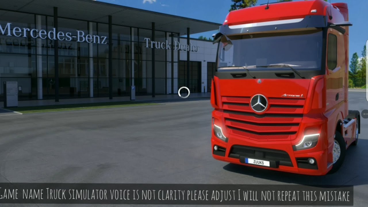 Truck simulator video 