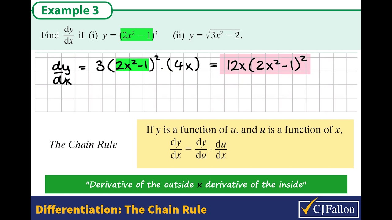 Differentiation 1 e g  5 3 Chain rule