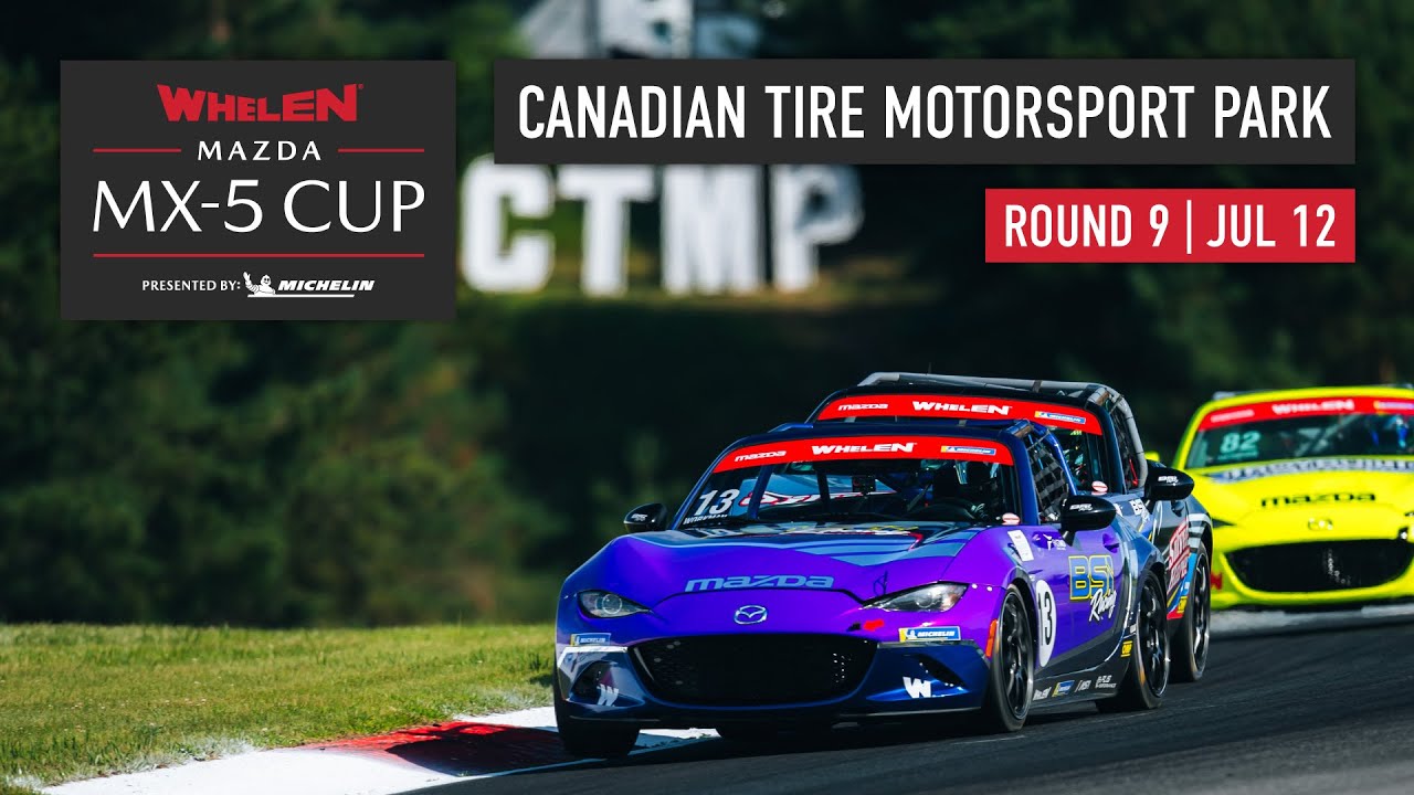 Mazda MX-5 Cup 2025 | Round 9 - CTMP | Livestream