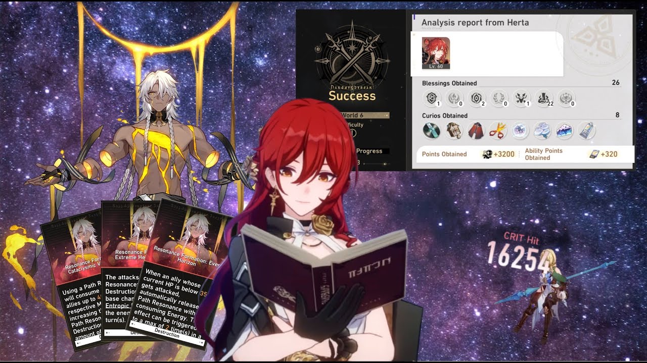 Himeko Solo Cocolia World 6 Full Destruction Path Resonance