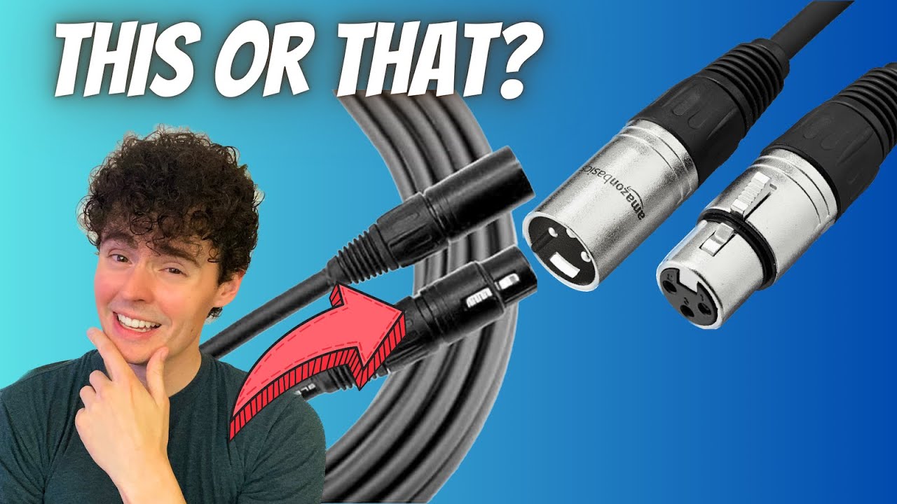 MXL-V69-CABLE1 MOGAMI XLR 7-Pin vs Amazon Basics XLR Microphone Cable (Comparison Review)