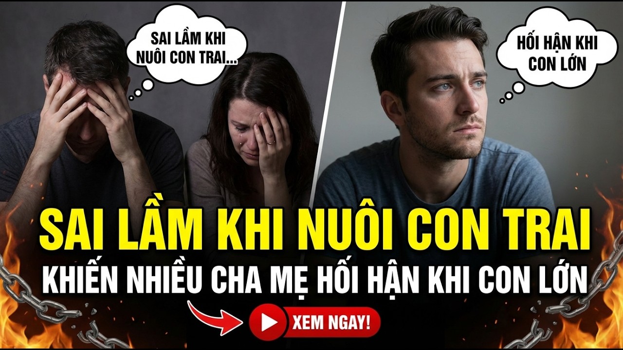 Sai Lầm Khi Nuôi Con Trai Khiến Nhiều Cha Mẹ Hối Hận Khi Con Lớn