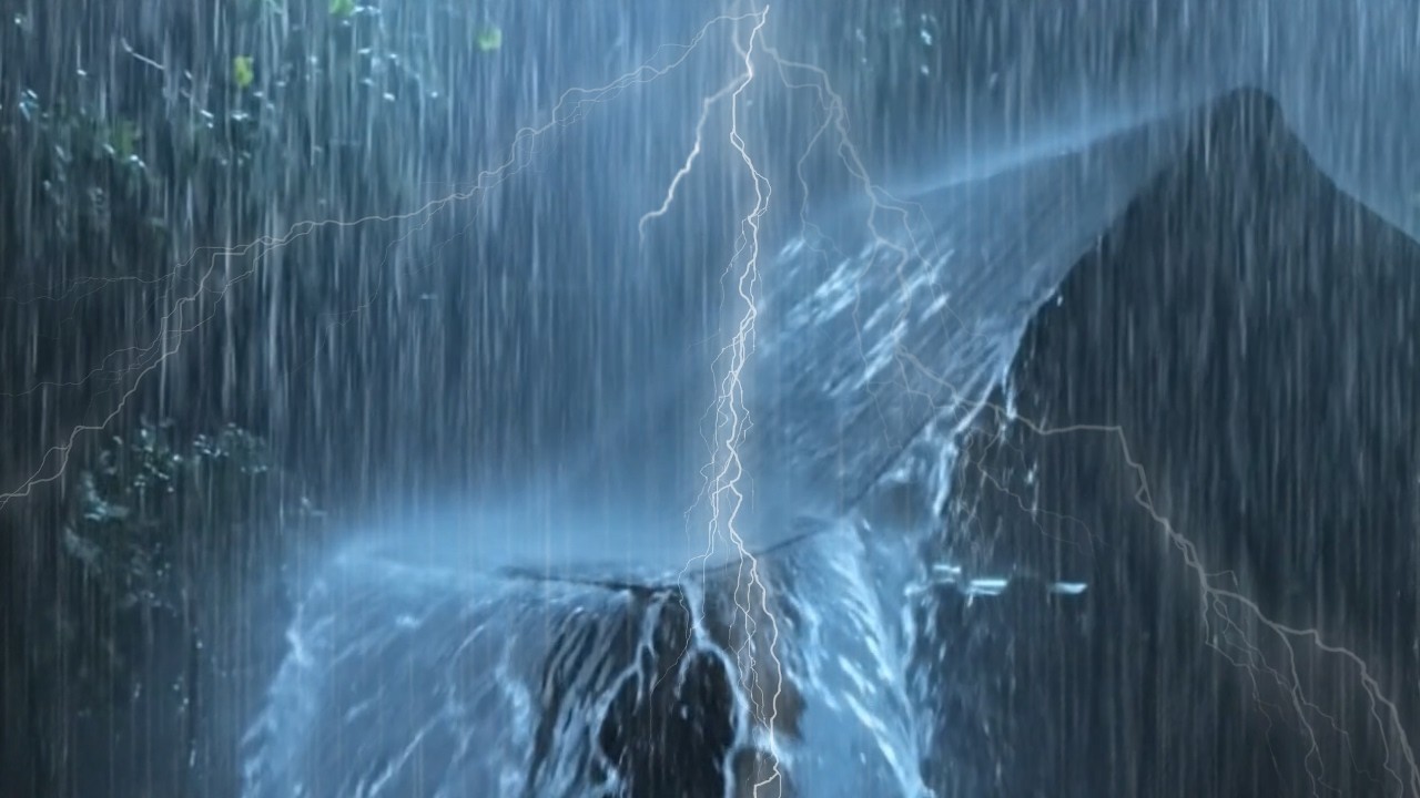 Realistic Storm Rain Audio 🌧️ | Focus & Meditation