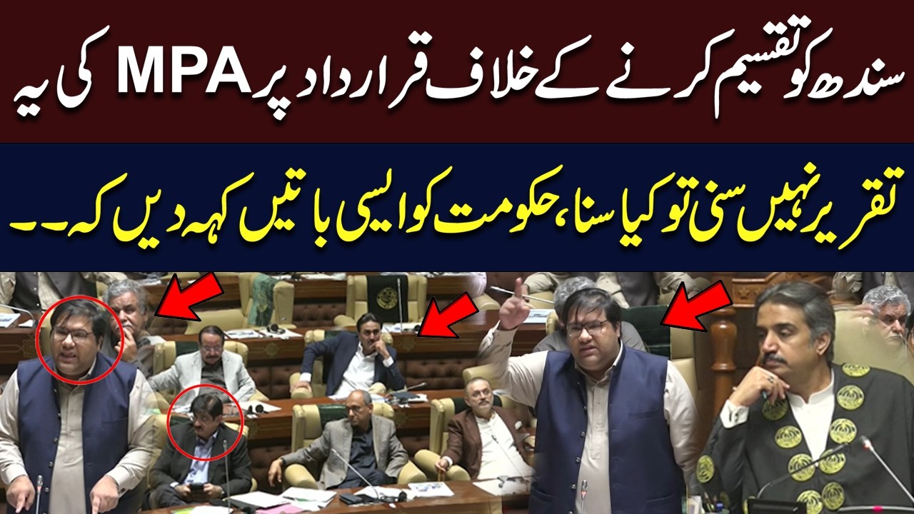 Sindh Division Resolution: MPA’s Hard-Hitting Speech | Sindh Assembly | PPP | Hum News | Pakistan