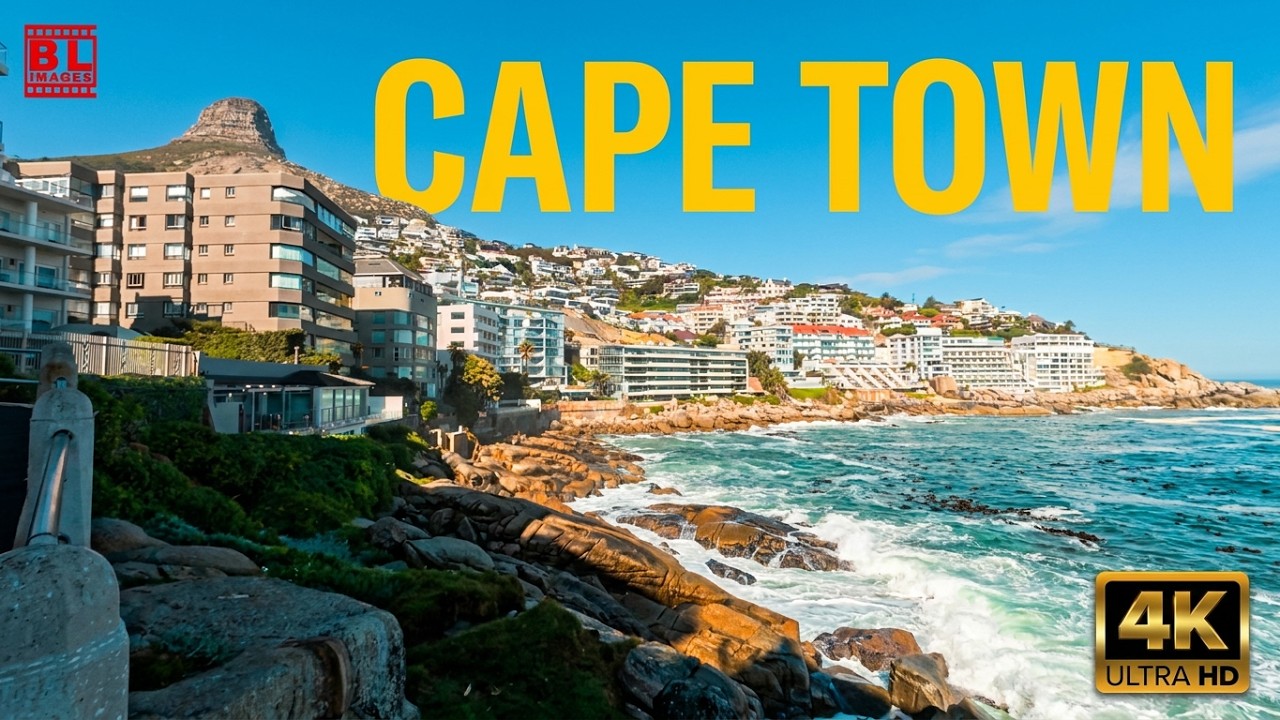Cape Town's Luxury Coastline Walk 🇿🇦 | Clifton to Sea Point in 4K
