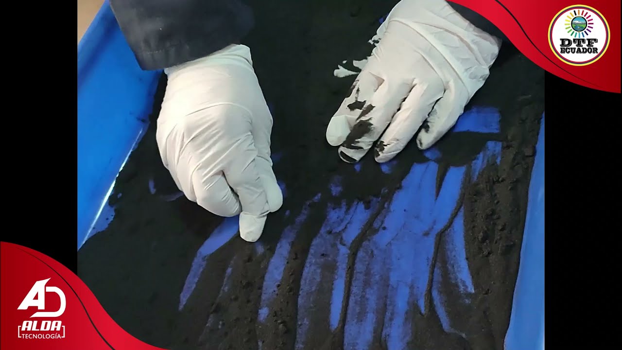 Polvo Termoadhesivo Negro DTF Paso a paso