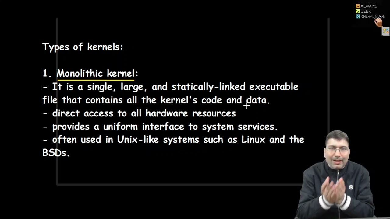 Lecture 05: Introduction to Kernel || Types of Kernels