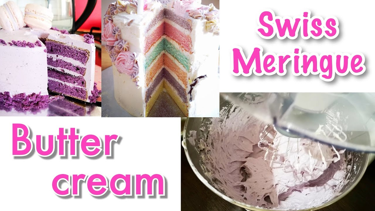 Easy Swiss Meringue Buttercream Ube Purple Yam Recipe for 6 Inch Cake | K’s Mum