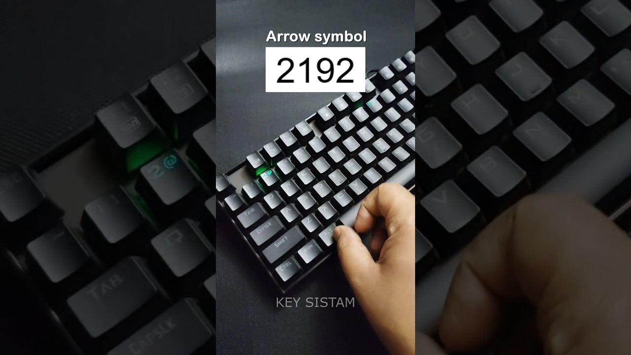 Arrow symbol in ms word | #keyboard #msword #computer #windows #tricks
