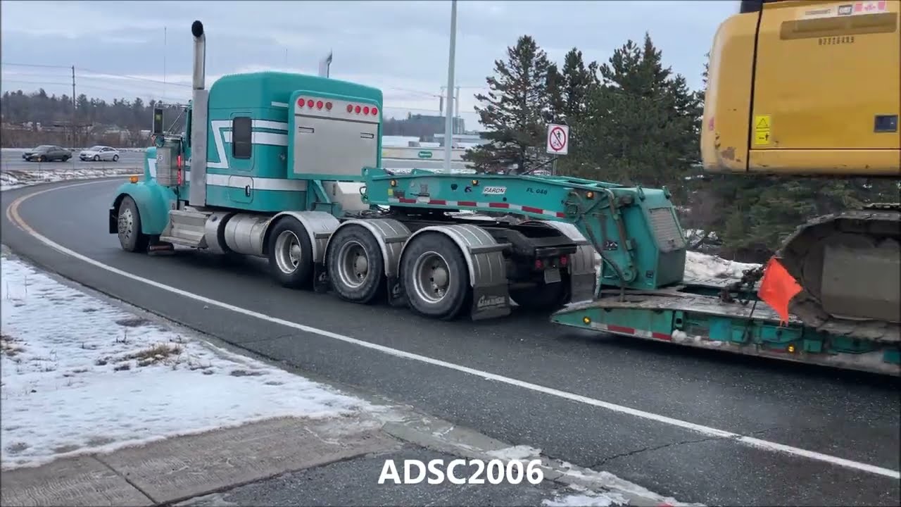 Cool Truck Loads 114 CAT 349 Excavator