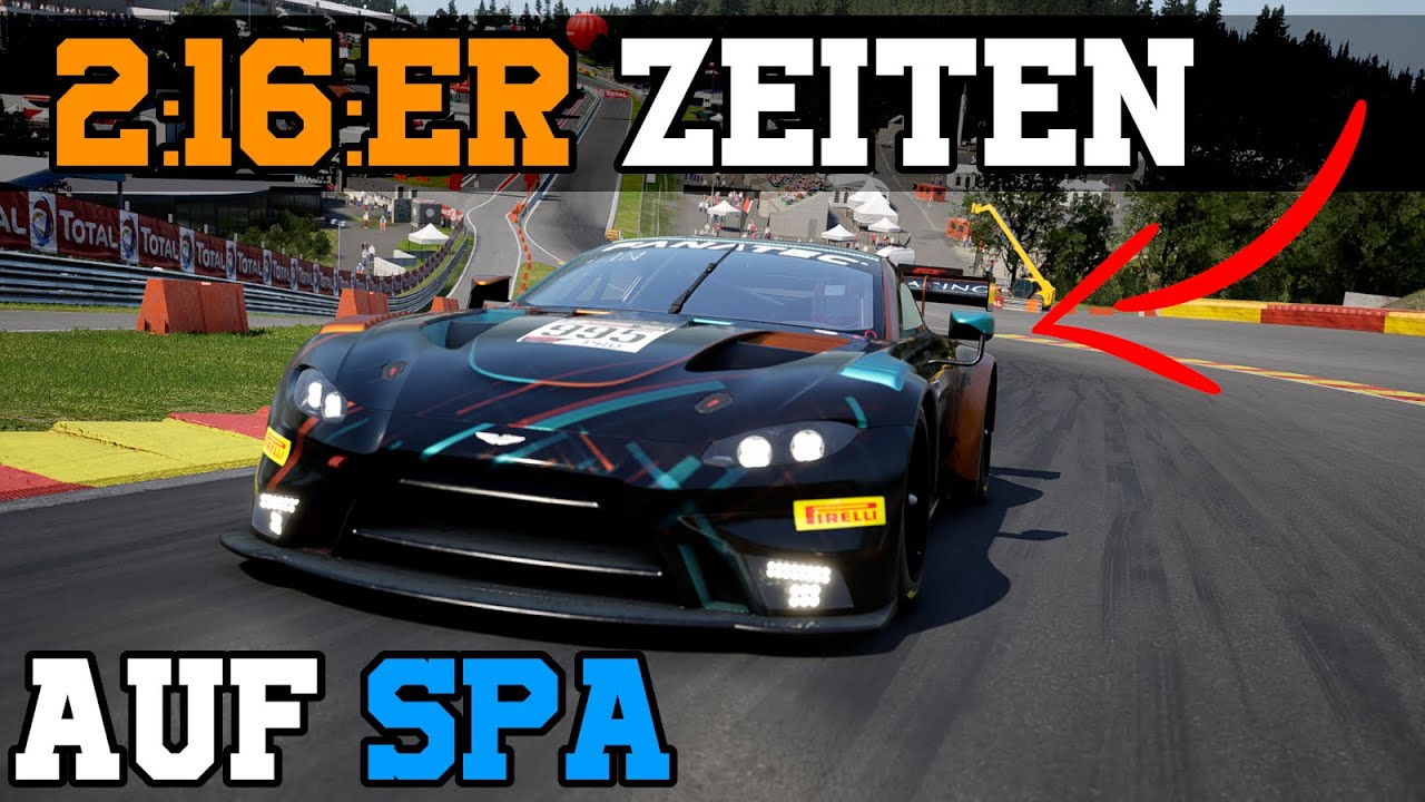 SPA RennSetup für den Aston V8 - Hotlap + Setup - 2:16:9 - Assetto Corsa Competizione