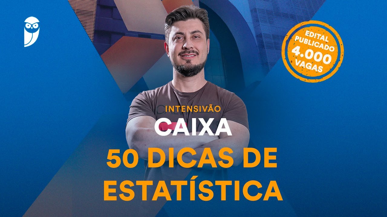 Intensivão CAIXA - 50 dicas de Estatística - Prof. Jhoni Zini - Parte I