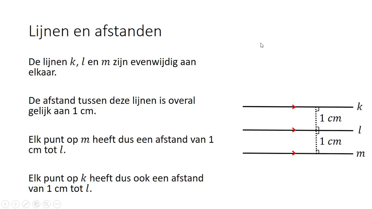 Lijnen en afstanden (2 HAVO/VWO)