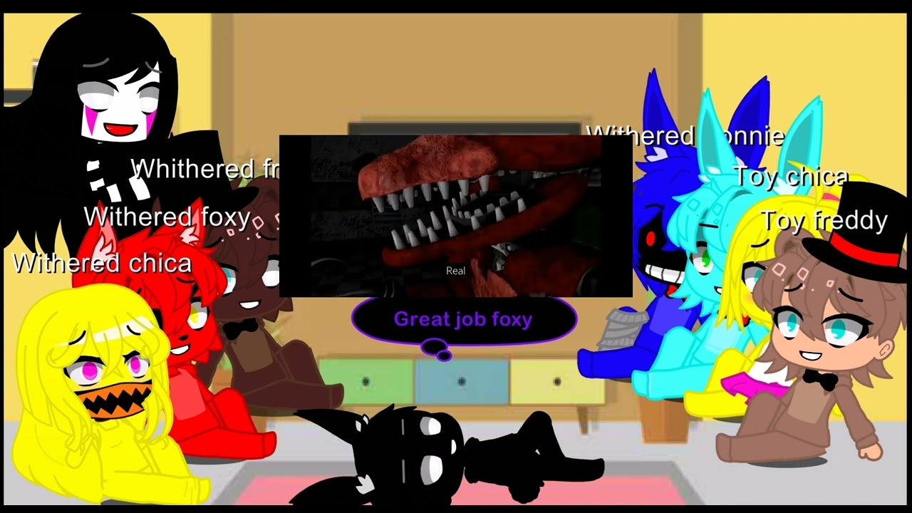 fnaf 2 + shadow bonnie and puppet react to the bonnie song and mangle song
