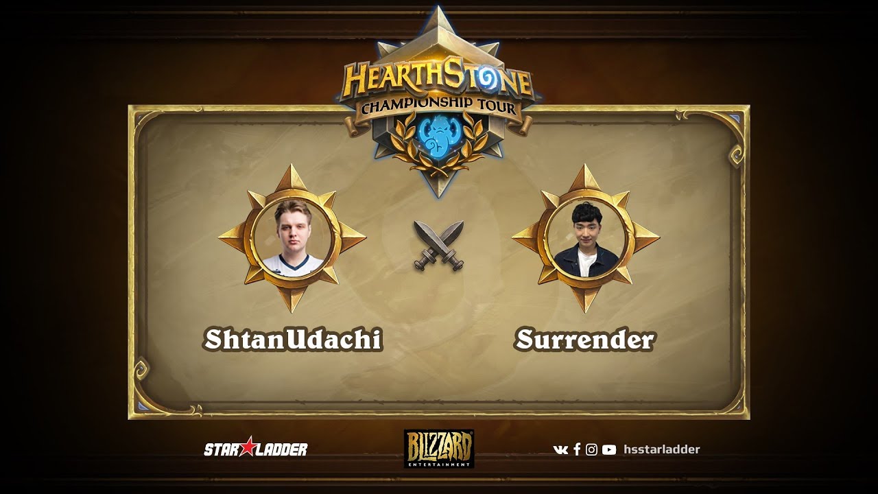 ShtanUdachi vs Surrender, 1/4, Hearthstone World Championship 2017