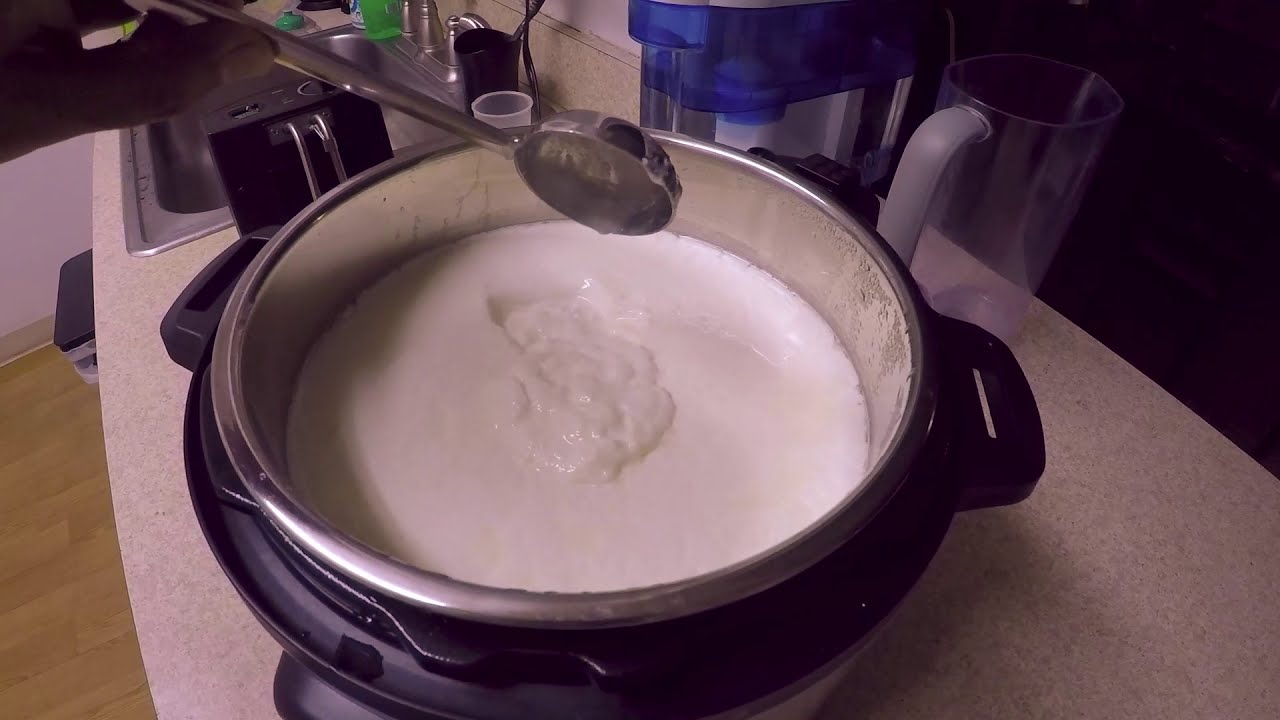Yogurt using Instant Pot Duo&trade; Crisp+ Air Fryer in Sous Vide mode