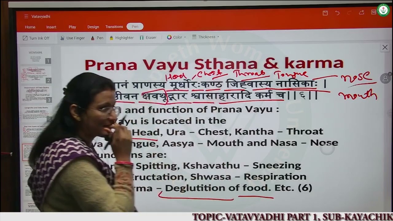 #JV Virtual Study -TOPIC-VATAVYADHI PART 1, SUB-KAYACHIKTSA, UNIT- BAMS 4 YEAR BY DR. EKTA FAS
