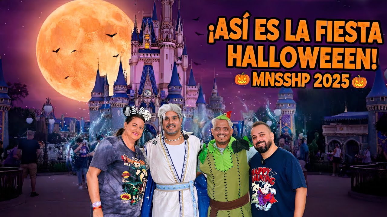 ¡INCREÍBLE! 🎃 Nuestra primera vez en la Mickey’s Not-So-Scary Halloween Party | Magic Kingdom 2025