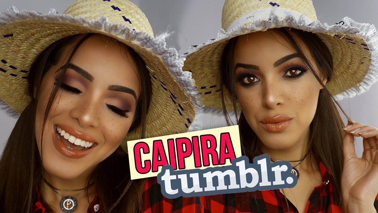 MAKE TUMBLR PRA FESTA JUNINA