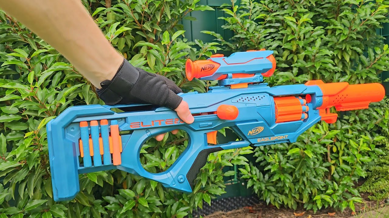 Firing Test of the NERF Elite 2.0 Eaglepoint RD-8