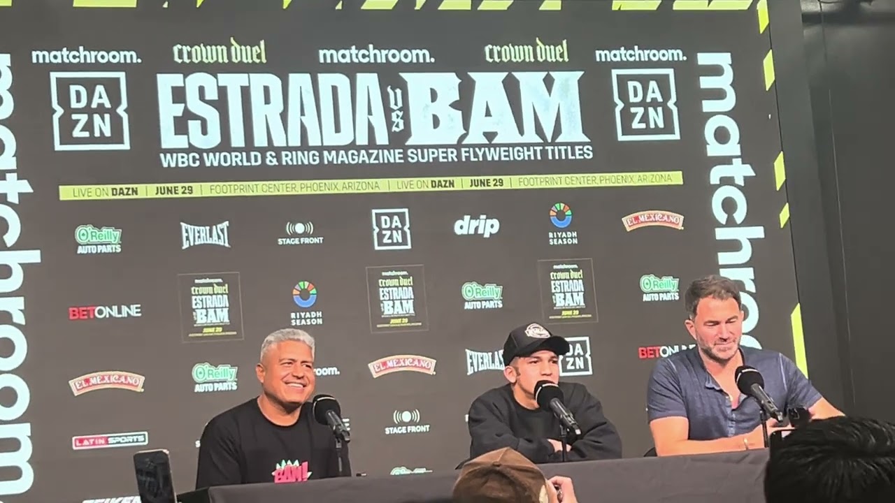 Bam Rodriguez addresses the media following KO of Estrada
