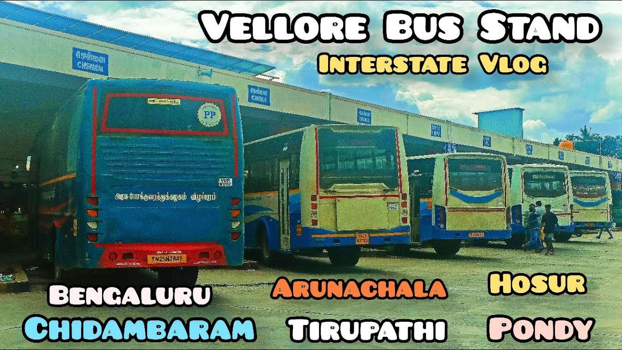 Vellore Bus Stand | Interstate Vlog | Unique Routes | Bangalore, Tirumala, Pondy | #vlog #ksrtc