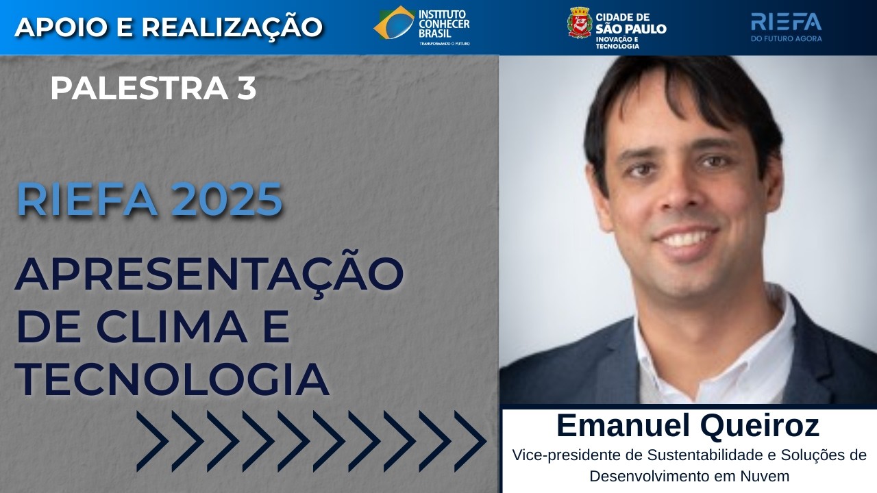Palestrante Emanuel Queiroz | RIEFA 2025 #3